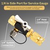 YUNPLE HVAC Valve Core Removal Tool, 1/4" Vacuum-Rated Valve Core