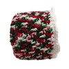Toilet Paper Cover Retro Sparkle Christmas White Round Bathroom Crochet