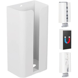 (Upgraded Version) Magnetic Tissue Case, Garbage Bag Holder, Magnetic Tissue Box, Magnetic Paper Towel Case, Bottom Opening, Wall Hanging, Tissue Storage, Kitchen, Bathroom, Washing Machine,