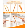 25 Inch Sink Snake Drain Clog Remover Tool,6 Pack Drain
