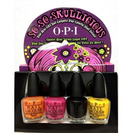 OPI Nail Lacquer - SO SO SKULLICIOUS Mini Collection ( 4 colors x 1/8oz)