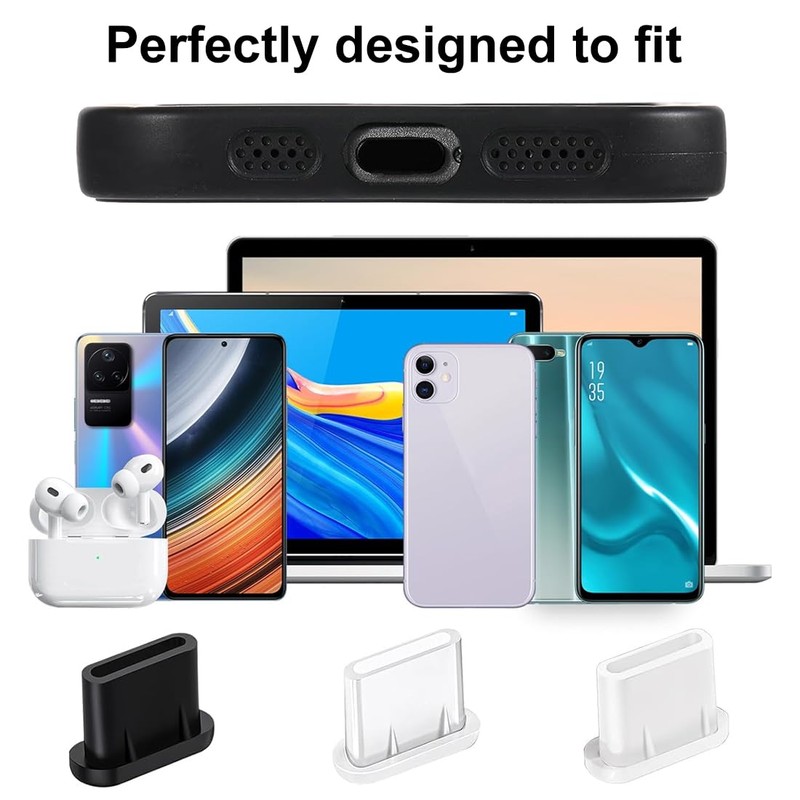 60 Stück USB C Staubschutz Stöpsel, Handy USB C Schutz