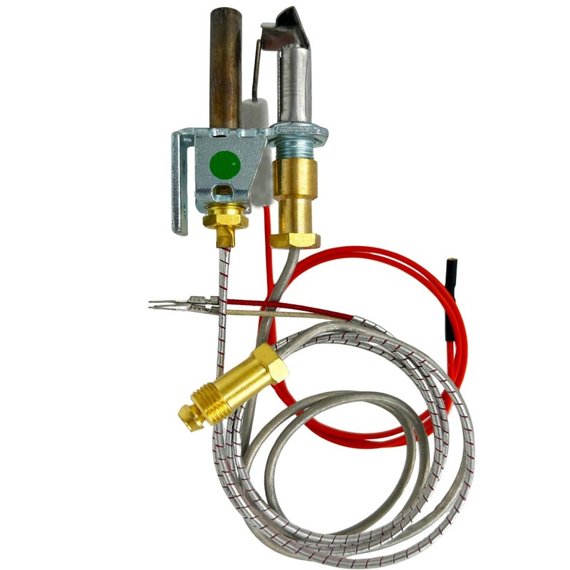 MENSI NG Pilot Burner Assembly Milivolt Thermopile Kit Replace for