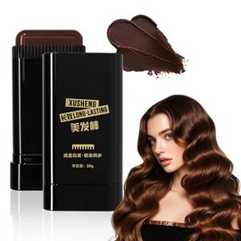 Peine Tinte Pelo, Tinte de Cabello, Peine Coloración Pelo Portátil, Cubrir Canas, Prolonga Intensidad del Color，Retoques Rápidos