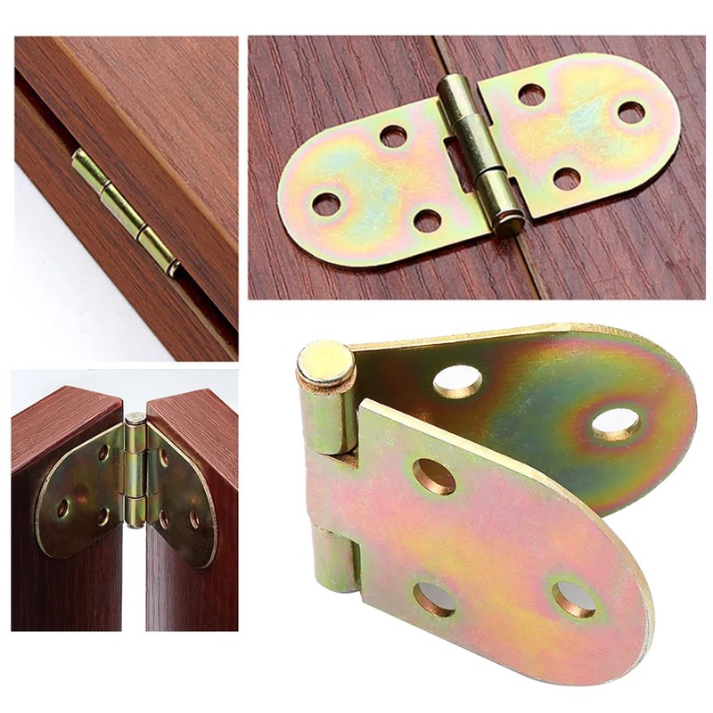 Bestgle 15Pcs Folding Flip Hinge, 180° Folding Table Hinge, Drop