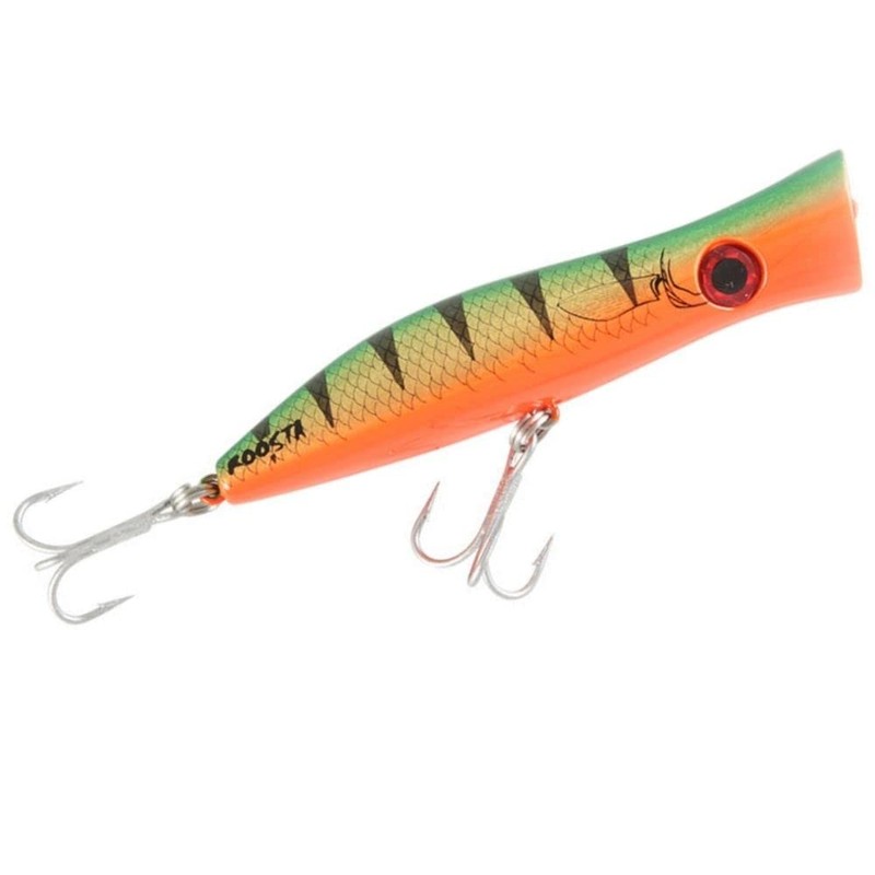 Halco Roosta Popper 135mm White Redhead