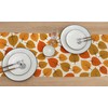 PurpleEssences Maple Leaves Fall Table Runner, 14x54-in Autumn Table Runner