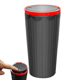 Car Trash Can Cup Holder - Car Trash Bin Cup Holder - Compact Auto Trash Can for Effectively Prevent Liquids from Spilling