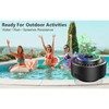 Docooler IPX7 Waterproof Bathroom BT Speaker Dustproof Shockproof LED Time