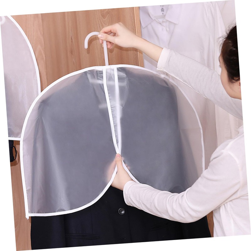 Healeved Clear Shoulder Covers for Clothes Protection Dust Cover for