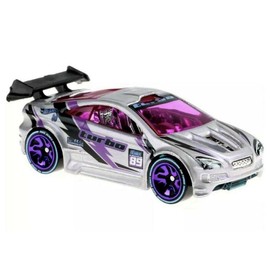 Hot Wheels id Vehicle, 1:64 Scale Asphalt Assault Vehicle with Embedded NFC Chip, Turbo Collection, Physical and Digital Play for Ages 8 Years and Older