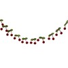 LUJIYY Soft and Realistic Handmade Cherry Felt String Garlands for