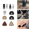 100 Pieces Oscillating Multi-Tool Saw Blades and Accessories Set Oscillating