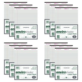 ROARING SPRING Recycled Gray Legal Pads, Case of 36 Enviroshades, 50 Sheets, 8.5" x 11" 50 sheets of Legal Ruled 15# Recycled Blue Paper Per Pad, Proudly made in USA!, Micro-Perforated