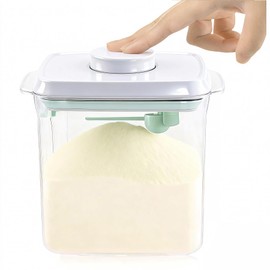Cozey Daily Formula Dispenser Container with Scraper and Scoop 730g Milk Powder BPA-Free Airtight Formula Storage Container 1700ml - Non-Slip Design