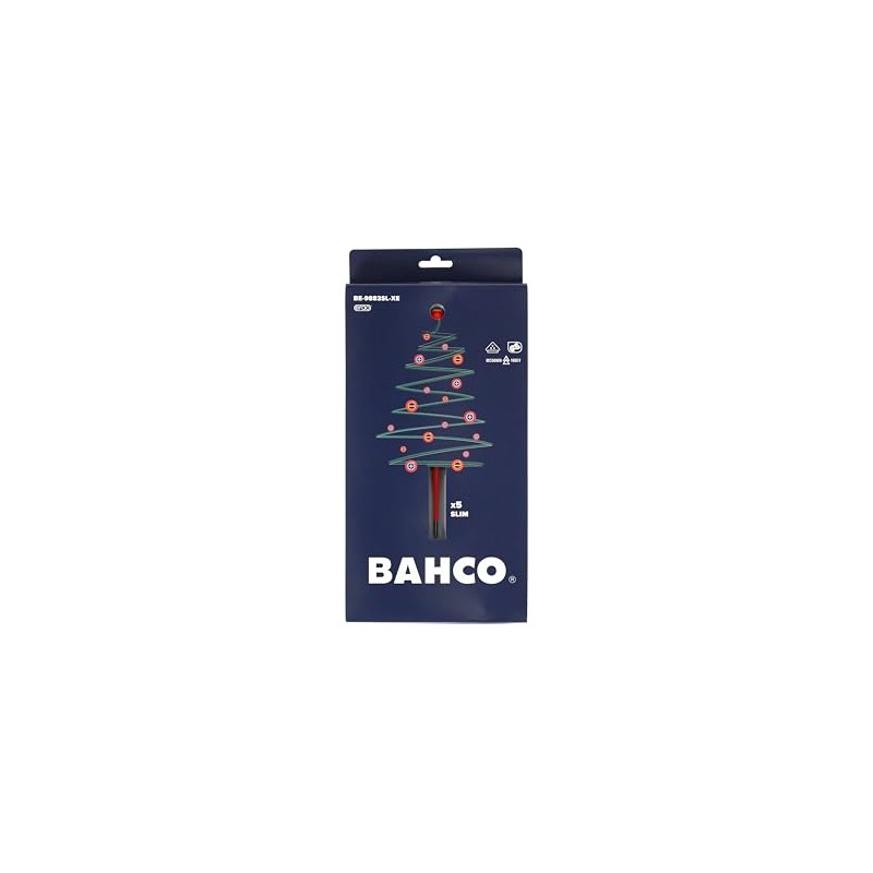 BAHCO Ergo Screwdriver Set Slim Xmas