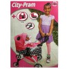 LISSI CITY KIDS PLAY STROLLER, POLKA DOT *NEW