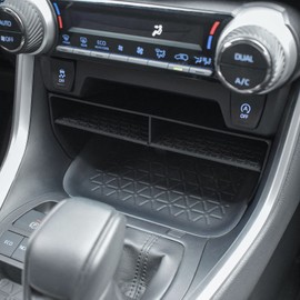 TACORBO Lower Center Console Organizer Compatible with Toyota RAV4 2019 2020 2021 2022 2023 2024 and 2021-2024 RAV4 Prime Accessories, Secondary Insert Tray Storage Box