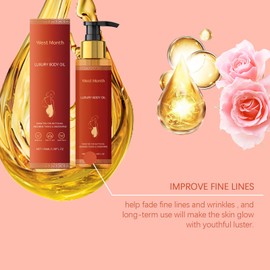 Sumax Body Firming Oil - Plumping and Firming Skin Oil Nourishes the Skin, Suitable for All Body Use, 3.38 fl oz