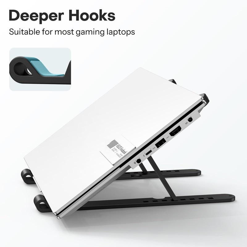 OMOTON Laptop Stand for Desk, Portable Computer Stand for Laptop