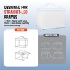 CROWN SHADES 8x8 Canopy Sidewalls (4pck) - Replacement Walls for