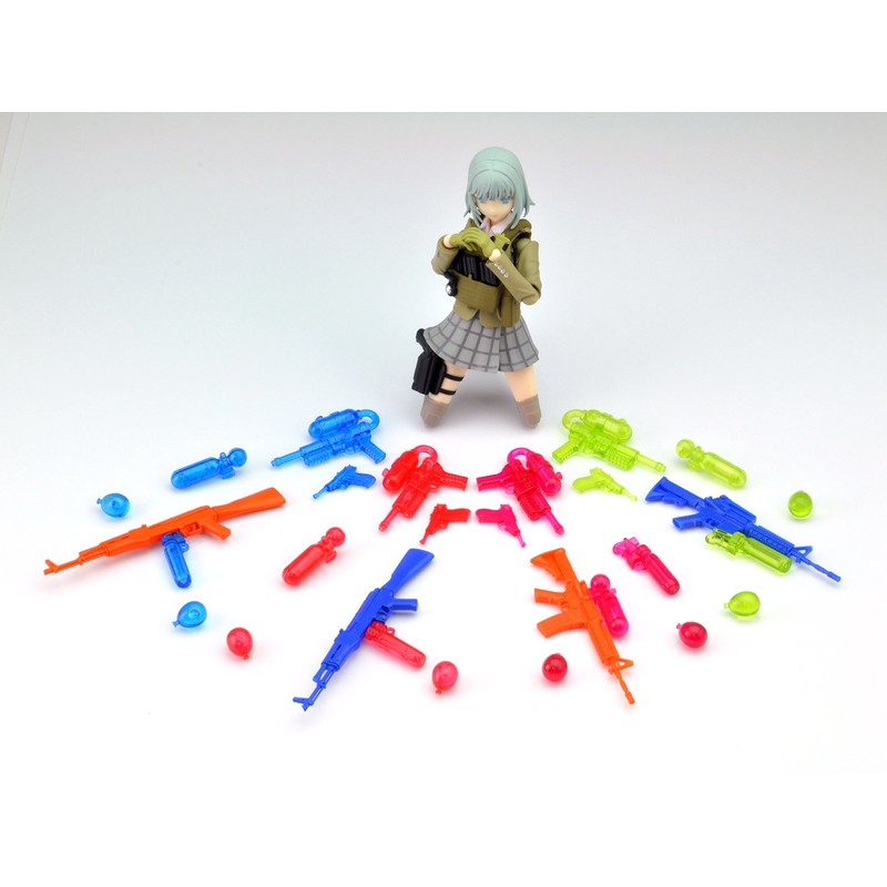 ritorua-mori- LA040 Water Gun B Blue X Clear Red