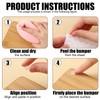 Kathfly 1000 Pieces Cabinet Door Bumpers 0.4 Inch Round Silicone