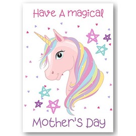 Second Ave Children's Kids Magical Unicorn Mother's Day Card For Mummy