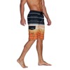 unitop Men's Swim Trunks Surfing Shorts Summer Quick Dry Striped