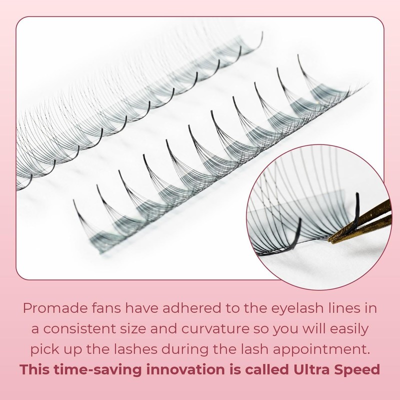 MDC LASHES MDC LASHES Promade Eyelash Fans 1000 Fans 5D-20D