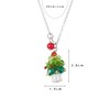 Sylph Christmas Tree Necklace Cute Christmas Necklace Christmas Charm Strand