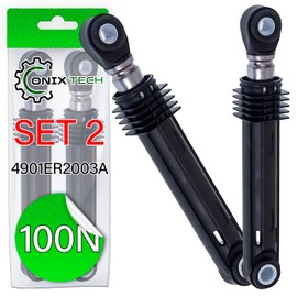 Pack of 2 Shock Absorbers Washing Machine 100N with Original Code 4901ER2003A for LG - Warranty 5 Years - ONIX TECH