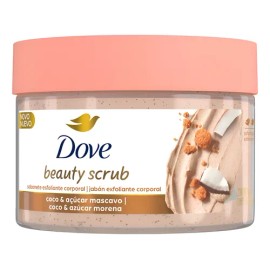 Dove Jabon Exfoliante Corporal Coco Y Azucar 298g Coco Y Azucar