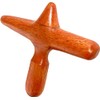 INTHANON Wooden Acupressure Push Bar (Cross Shaped) Massage Stick Foot