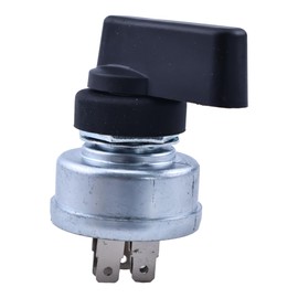 JEENDA Starter Ignition Switch 4 Position 5 Terminal Compatible with Miller Welder 217680 & 207073 Includes Handle Lever & Dust Shield Grommet System