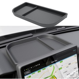Maxzina Dashboard Storage Organizer Compatible with 2025 Maverick Silicone Dash Insert Divider Storage Tray Behind Screen Dashboard Layer Storage Box for 2025 Maverick Accessories