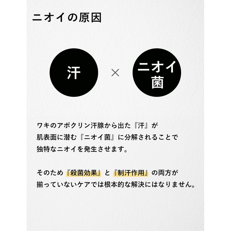 【医薬部外品】 ワキガ クリーム 大容量 約4.5か月分 デオドラント 薬用 制汗剤 脇汗 手汗