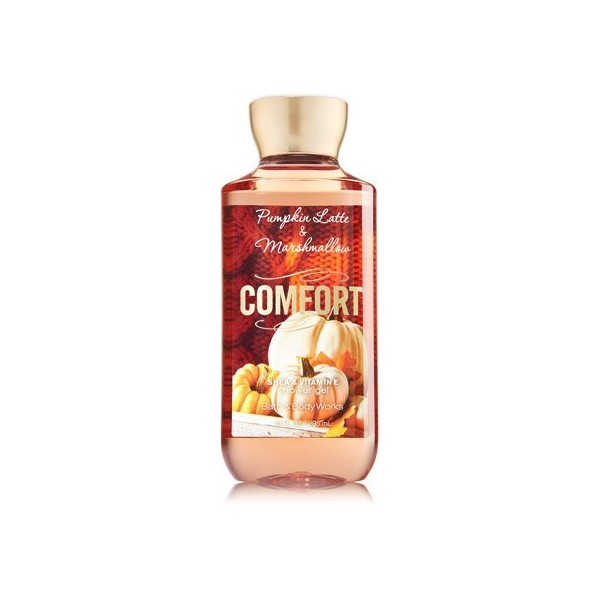Bath and Body Works Comfort Pumpkin Latte and Marshmallow, Full Size (Shower Gel)