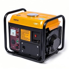 Generador De Gasolina Portatil 1000W/2HP | Generador De Luz a Gasolina | Planta Luz gasolina | Peso 17Kg, Ideal para Hogar, Obra y Emergencias