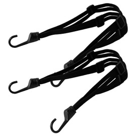 K.FORCE Rubber Band with Hook (Set of 2), Bed Fixing Band, Bicycle, Bike, 23.6 inches (60 cm)