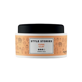 Alfaparf Milano Style Stories Funk Clay Hair Styling Product - Strong Hold - Matte Finish - Long Lasting, All Day Hold - Professional Salon Quality - 4.16 oz.