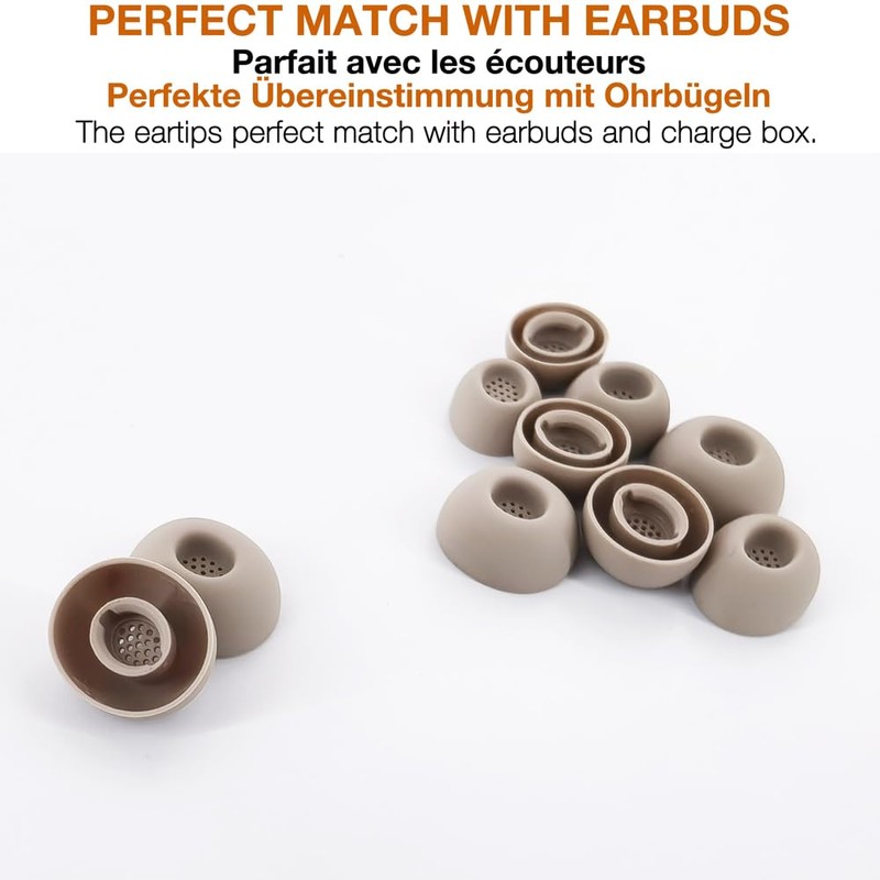 TENNMAK 10X Eartips Compatible with JBL Tour Pro 3 *