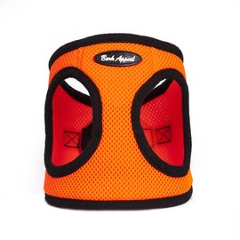 Bark Appeal Mesh Step in Harness, Large, Neon Orange