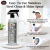 Rock Doctor Stainless Steel Cleaner and Polish, Streak-Free Cleaning Solution