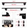 MAXSOUGH Universal Roof Rack Thick Aluminum Cross Bars,Adjustable Lockable Roof