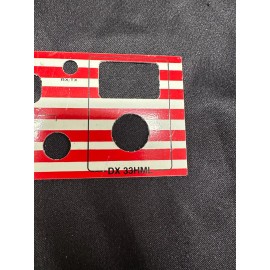 Galaxy DX-33HML Metal AMERICAN FLAG Faceplate Galaxy CB Radio