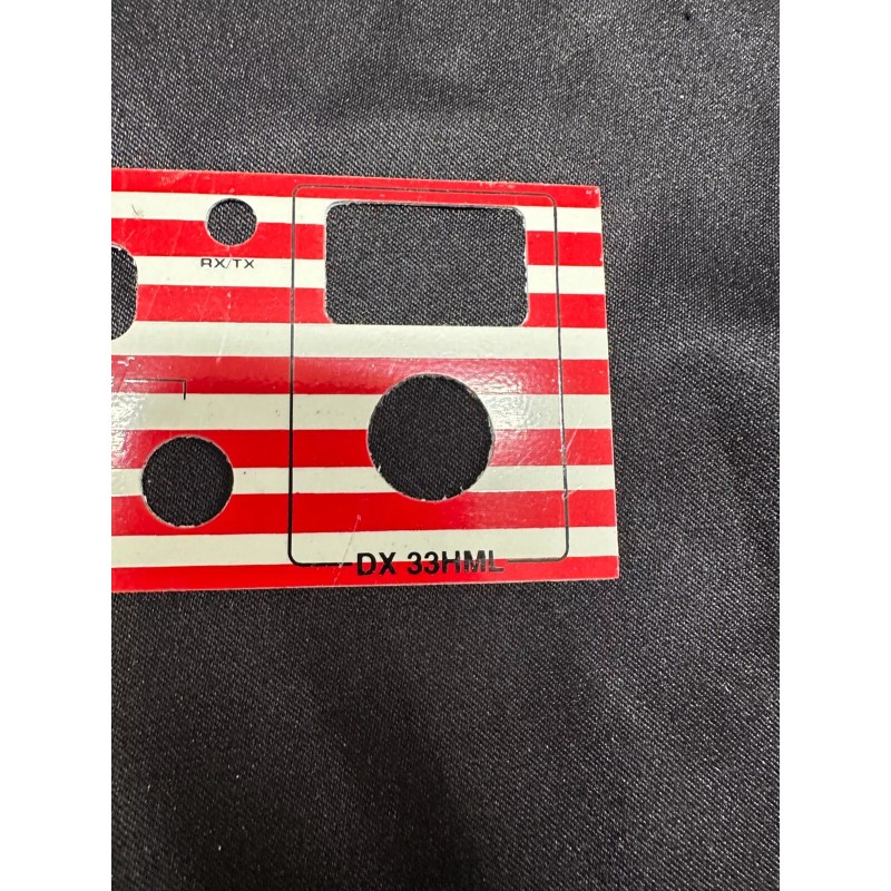 Galaxy DX-33HML Metal AMERICAN FLAG Faceplate Galaxy CB Radio