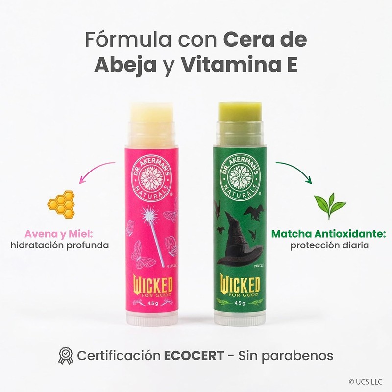 Bálsamos Labiales Wicked - Avena Y Matcha 4.5g