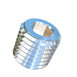 Allied Titanium 0077689, (Pack of 10) M4-0.5 Pitch X 4mm Titanium Set Screw, Socket Drive with Flat Point, Grade 2 (CP)