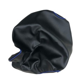 Crisparts Suzuki ZZ (CA1PB) Special Design Seat Cover, Strong Rubber Type, Made in Japan (Thick Fabric) [Fabric Color: Black/Piping Color: Blue] Cover Type CHRIS-SCR3008-C10P50